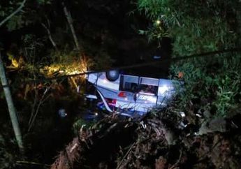 Sebelum Masuk Jurang, Penumpang Bus Rombongan Peziarah Sempat Cium Bau Kampas Rem hingga Teriakkan Takbir