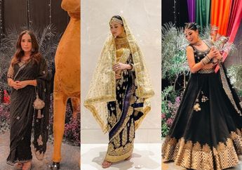 Memesona! Yuk Intip Gaya Para Artis Berbalut Pakaian Khas India bak Bintang Bollywood Hadiri Acara Henna Night Aurel Hermansyah, dari Ririn Ekawati hingga Nindy Ayunda
