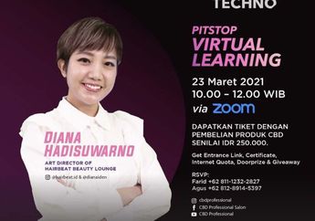 CBD Profesional Bersama Diana Hadisuwarno Pamerkan Teknik Menggunting dan Pewarnaan Rambut Violette Blust!