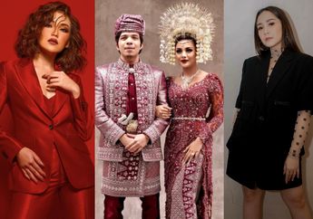 Adu Gaya Ayu Ting Ting dan Nagita Slavina saat Hadiri Pesta Pernikahan Atta dan Aurel