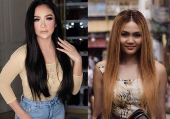Permak Habis Wajahnya Demi Menyerupai Krisdayanti, Rina Nose Sukses Bikin Netizen Pangling Tak Karuan saat Pakai Gaun Merah Mentereng ala Istri Raul Lemos: Bisa Mirip Begitu!
