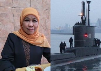 Gubernur Jawa Timur Khofifah Indar Parawansa Mengunjungi Anak Korban Kapal Selam KRI Nanggala 402 yang Baru Berusia 18 Hari