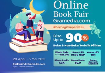 Online Book Fair Gramedia.com: Belanja Buku Sambil Beramal, Jangan Sampai Lolos Diskon Hingga 90 Persen, ya!