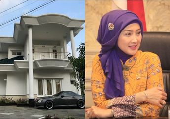 Berhias Pilar-pilar Segede Gaban Khas Gaya Mediterania, Rumah Artis Desy Ratnasari Tampak Megah Menjulang Jauh dari Hiruk Pikuk Kota!