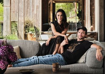 Bergaya Pertanian Klasik dengan Sentuhan Modern, Yuk Intip Rumah Mila Kunis dan Ashton Kutcher yang Bisa Kamu Jadikan Inspirasi