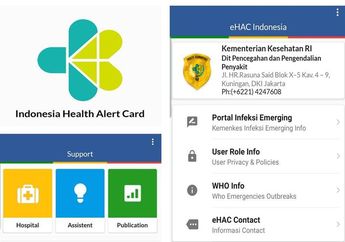 Jadi Syarat Wajib untuk Perjalanan Domestik Laut dan Udara pada 18 Sampai 24 Mei 2021, Berikut Panduan Mengisi e-HAC dari Handphone dan Website