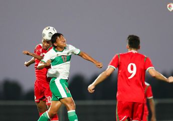 Hasil Timnas Indonesia Vs Oman - Evan Dimas Cetak Gol, Tim Garuda Tetap Kalah