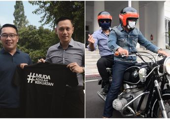 Gagah Bonceng AHY Ala Dilan Naik Moge Keliling Bandung, Ridwan Kamil Sampai Minta Bintang 5 Ala Ojol Usai Ajak Suami Annisa Pohan Nostalgia Masa Lalu dan Kisah Cintanya: Sesuai Aplikasi!