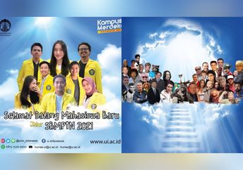 Poster UI Buat Sambut Mahasiswa Baru Jalur SBMPTN Viral Gegara Desainnya Disebut Mirip Sinetron, Kepala Humas Sebut Sudah Lewati Riset: Kami Melakukannya dengan Serius