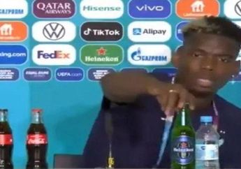 Setelah Ronaldo, Gelandang Prancis Paul Pogba Singkirkan Botol Heineken di Konferensi Pers Euro 2020, Aksinya Tuai Pujian dari Ustaz Yusuf Mansur