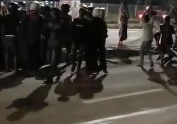 Makin Memanas, Pos Penyekatan Covid-19 di Jembatan Suramadu Dilempari Petasan oleh 100 Orang Pengendara Motor, Ini Kronologinya