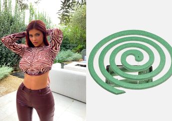 Baju Seksi Kylie Jenner Seharga Ratusan Juta Rupiah Malah Disebut Mirip Obat Nyamuk Bakar, Lihat Model Aslinya!