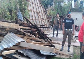 Minahasa Selatan Diterjang Angin Puting Beliung, 127 Rumah Rusak Parah hingga Tak Dapat Ditinggali Lagi