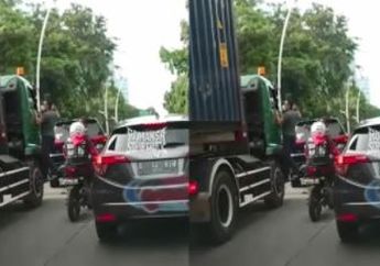 Viral Video Pengemudi Pajero Diduga Pecahkan Kaca dan Aniaya Supir Truk, sang Supir Truk Beberkan Kronologi Penganiayaan : Malah Nodong Pakai Pistol