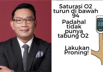 Oksigen Mulai Langka di Indonesia Saat Corona, Ridwan Kamil Bagi Tips Atasi Saturasi O2 yang Turun