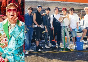 Namanya Disebut dalam Lirik 'Permission to Dance', Sir Elton John Langsung Tanggapi BTS dengan Lirik Buatannya