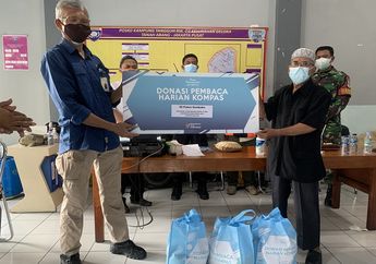 Jelang Idul Adha, Yayasan Dana Kemanusiaan Kompas Salurkan Bantuan Paket Bahan Kebutuhan Pokok kepada Warga Gelora 