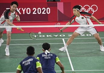 Marcus Fernaldi Gideon dan Kevin Sanjaya Sukamuljo Babat Habis Dua Gim saat Lawan India di Olimpiade Tokyo 2020, Tim Musuh The Minions Mengaku Frustasi dan Ungkap Momen Kekalahannya