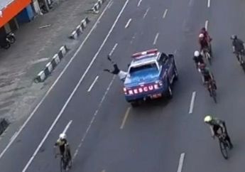 Viral Mobil Rescue di Makassar Tabrak Lari Pesepeda, Ini Alasan Sopir Pilih Langsung Kabur Usai Korban Tersungkur di Jalan