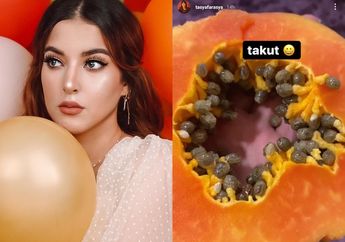 Tasya Farasya Makan Pepaya dengan Bijinya, Ternyata Ini 3 Manfaatnya yang Belum Banyak Diketahui Orang! Jangan Sampai Salah ya!