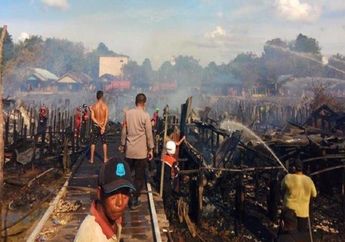 Gegara Ulah Sepasang Suami Istri yang Cekcok, 30 Rumah Warga Hingga 1 Sekolah dan 5 Warung Langsung Lenyap Dilalap Si Jago Merah, Ternyata Dipicu Hal Ini