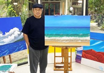 SBY Dirawat di Rumah Sakit, Tetap Melukis Meski Tangan Kanan Diinfus