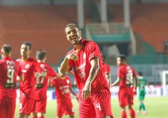 Yann Motta Bawa Persija Unggul atas PSS Sleman di Babak Pertama