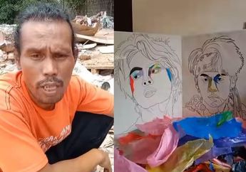 Seorang Seniman Buka Suara soal Lukisan Suga dan Jin BTS dari Limbah Plastik, Akui Tak Ingin Singgung dan Hina Pihak Manapun