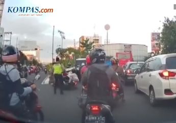 Video Polantas Hentikan Pengendara Motor hingga Terjatuh Viral di Media Sosial, Pihak Kepolisian Tegaskan Murni Ketidaksengajaan