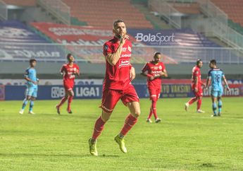Hasil Liga 1 - Brace Marko SImic Bawa Persija Bungkam PSIS Semarang