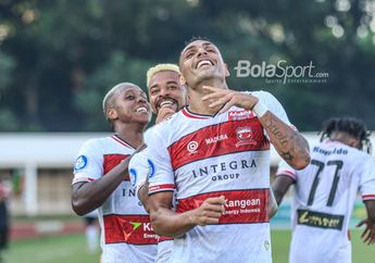 Gol Jatuh dari Langit, Madura United Bungkam PSS untuk Raih Tripoin Perdana 