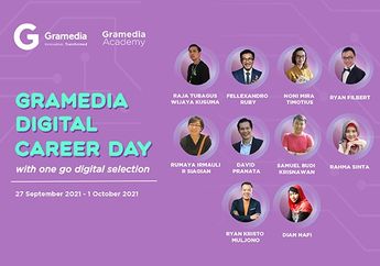 Pengumuman! Gramedia Buka Banyak Loker Lewat Gramedia Digital Career Day, Yuk Ikutan