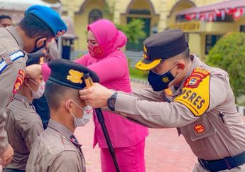 Upacara Tradisi Bhayangkara Baru Digelar Kapolres Enrekang 