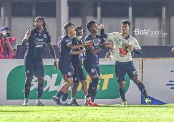 Hasil Liga 1 2021, Arema FC Menang Telak atas Persela di Derbi Jatim