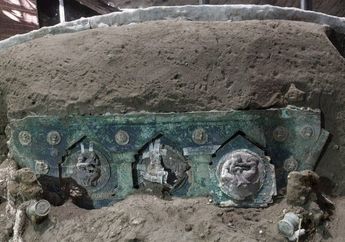 Kereta Upacara Romawi Ditemukan di Pompeii, Terkubur 2.000 Tahun