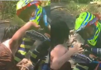 Kelakuan Pemotor Trail Sentuh Area Intim Wanita Berkemben Tertangkap Kamera, Sang Gadis Pasrah Beri Reaksi ini Sampai Bikin Sosok Ini Geram Bukan Kepalang