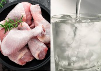 Satu Indonesia Wajib Tahu, Coba Rendam Ayam Mentah dengan Air Es Sebelum Dimasak, Jangan Kaget Kalau Makan Jadi Nambah 2 Kali