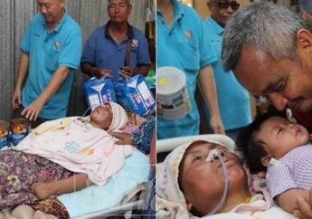 Melahirkan untuk Ketujuh Kalinya, Ibu ini Alami Lumpuh Seluruh Tubuh dan Hanya Mampu Menangis Saat Menyusui Bayinya