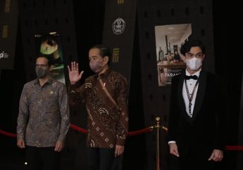 Presiden Joko Widodo Hadiri Malam Penganugerahan FFI 2021
