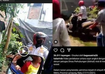 Niat Hati Menilang tapi Surat yang Dibawa Sopir Lengkap, Seorang Petugas Dishub di Lampung Diduga Kemudian Memukul sang Pengemudi Mobil, Begini Kronologinya