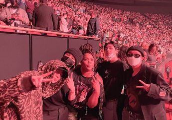 Bikin Salfok! Kepergok Nonton Konser Harry Styles di Los Angeles, Pesona V BTS Dinilai Tak Kalah Mendebarkan, Intip Kehebohan Kim Tae Hyung!