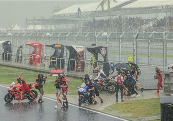 Ada Genangan Air Hujan di Sirkuit Mandalika, Begini Tanggapan Kementerian PUPR: Banjir Murni Karena Hujan Deras!