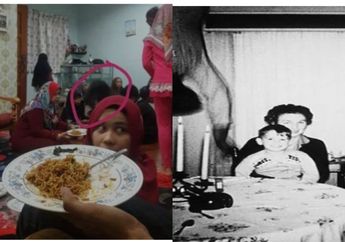 Ngeri Banget! Mulai dari Kuntilanak yang Muncul di Tengah Keluarga&nbsp;Saat Acara Lebaran Hingga Bocah Misterius di Reruntuhan Sekolah Muncul di Foto-foto Ini