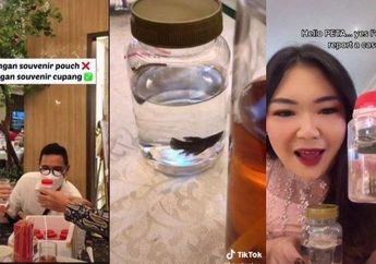 Anti Mainstream! Botol Isi Ikan Cupang Jadi Souvenir Pernikahan, Tamu Undangan: Pulang Mengemban Tanggung Jawab