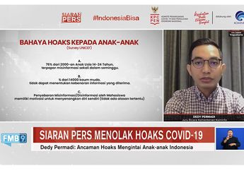  Generasi Muda Rentan Terpapar Hoaks, Jubir Kominfo: Mari Sikapi Hoaks dengan Cerdas