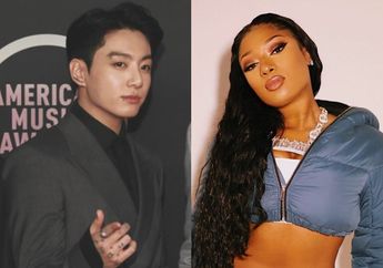 Perdana Bawakan Lagu 'Butter' Bareng Megan Thee Stallion di Atas Panggung, Jungkook BTS Malah Malu dan Ngumpet di Belakang RM