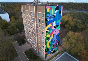 Keren! Karya Mural Tuyuloveme Asal Indonesia Mendunia Menembus Batas Benua