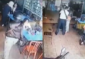 Asyik Pacaran di Warung Kopi Tak Sadar Ada Istri Duduk di Sebelahnya, Pria ini Kena Tampar Tapi Selingkuhannya Malah Lakukan Hal Tak Terduga ini