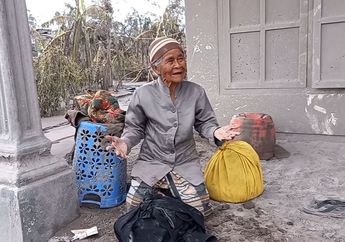 Letusan Gunung Semeru Hancurkan Rumah Warga, Inilah Sosok Mbah Katemi, Orang Terakhir yang Ogah Dievakuasi dari Amukan Awan Panas Mahameru
