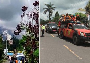 'Kayak Bom Meledak', Warga dan Tim Relawan Berhamburan Menyelamatkan Diri, Erupsi Susulan Gunung Semeru Kembali Mengejutkan Masyarakat di Daerah Sekitar, Begini Kronologinya!